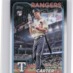 2024 Topps Update Evan Carter #US58 Rangers