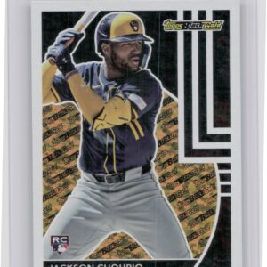 2024 Topps Update Jackson Chourio RC #BG-25 Brewers Topps Black Gold