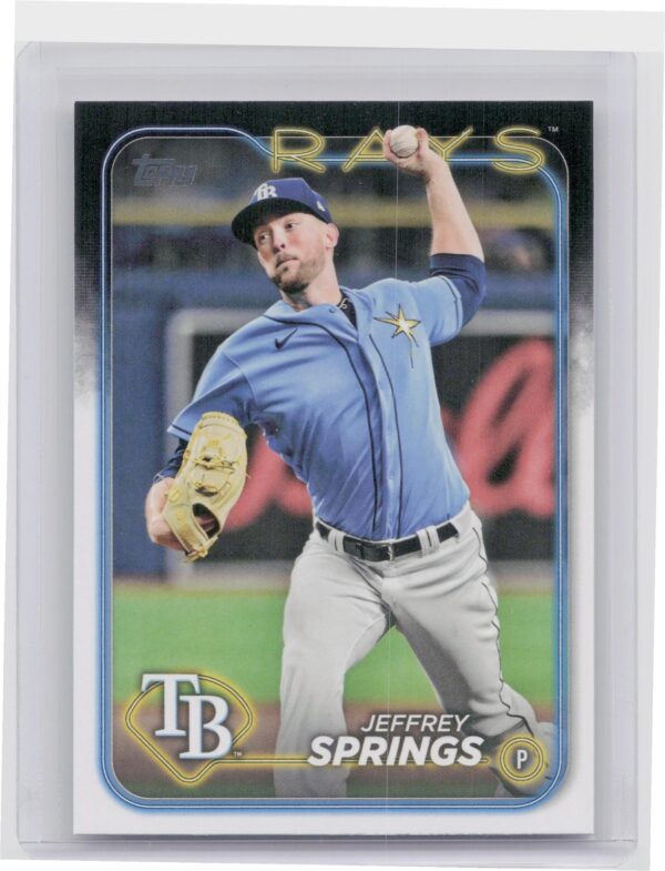 2024 Topps Update Jeffrey Springs #US74 Rays