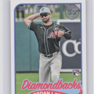 2024 Topps Update Jordan Lawlar #89US-40 Diamondbacks 1989 Topps Baseball 35th