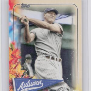 2024 Topps Update Lou Gehrig #AT-41 Yankees Autumn Tales