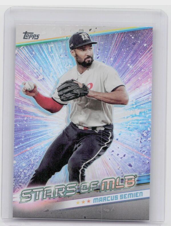 2024 Topps Update Marcus Semien #CSMLB-70 Rangers Stars of MLB Chrome