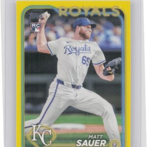 2024 Topps Update Matt Sauer Yellow #US25 Royals