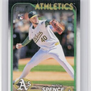 2024 Topps Update Mitch Spence RC #US28 Athletics