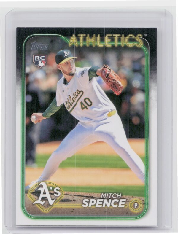 2024 Topps Update Mitch Spence RC #US28 Athletics