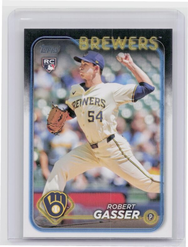 2024 Topps Update Robert Gasser RC #US119 Brewers