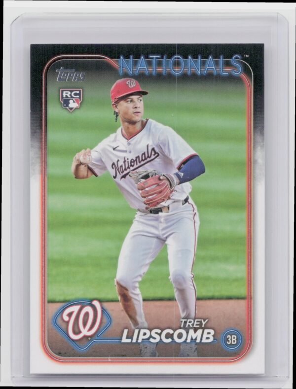 2024 Topps Update Trey Lipscomb RC #US143 Nationals