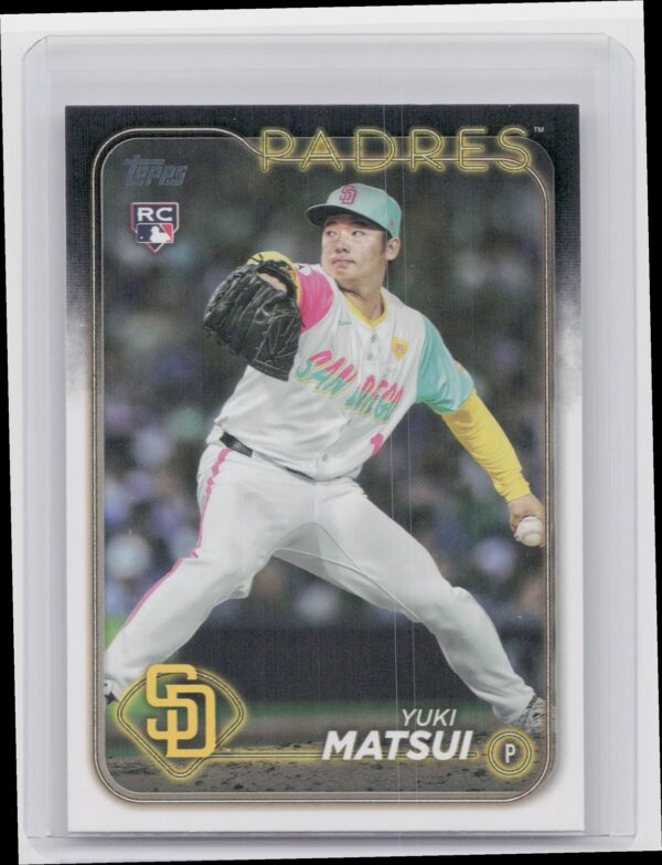 2024 Topps Update Yuki Matsui RC #US8 Padres