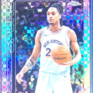 2025-26 Topps Chrome Devin Vassell X Fractor #202 Spurs