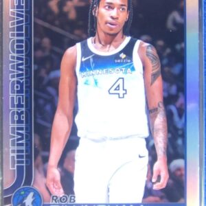 2025-26 Topps Chrome Rob Dillingham Refractor #162 Timberwolves