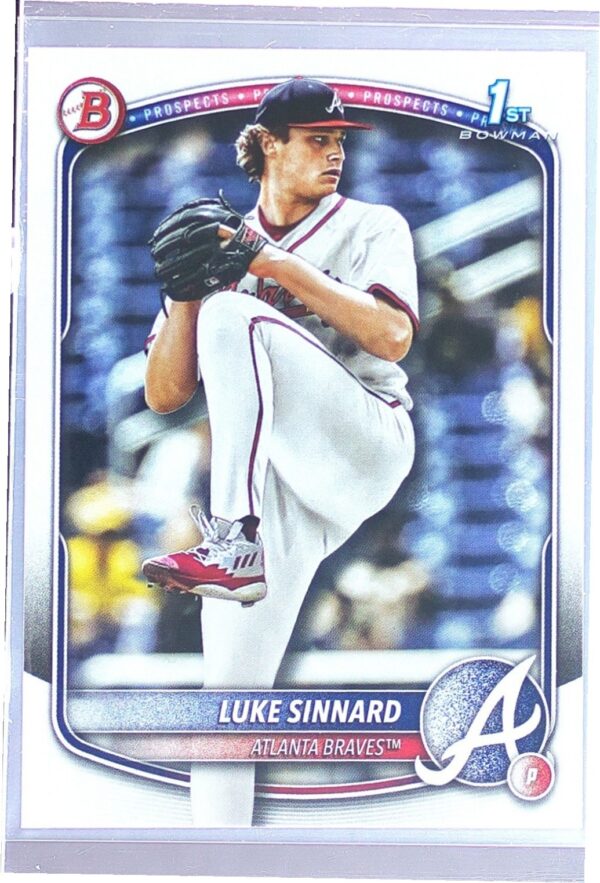 2025 Bowman Luke Sinnard #BP-62 Braves Prospects