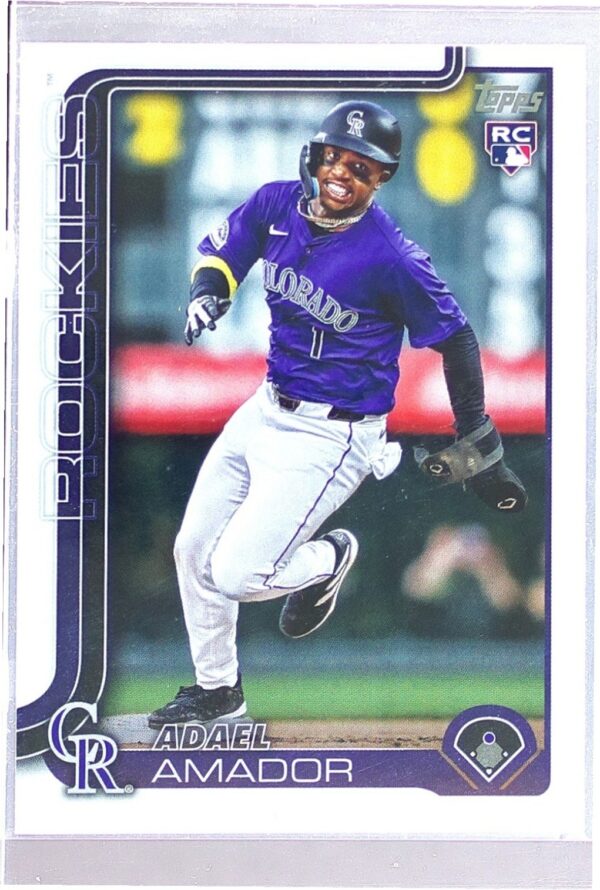 2025 Topps Adael Amador RC #191 Rockies