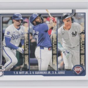 2025 Topps American League Leaders AVG (Bobby Witt Jr. / Vladimir Guerrero Jr. /