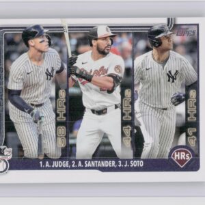 2025 Topps American League Leaders HR (Aaron Judge / Anthony Santander / Juan So