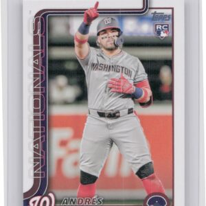 2025 Topps Andres Chaparro RC #167 Nationals