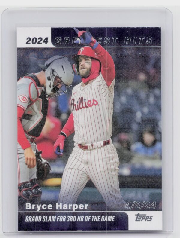 2025 Topps Bryce Harper #GH-3 Phillies 2024 Greatest Hits