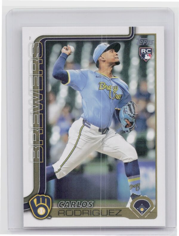 2025 Topps Carlos Rodriguez RC #16 Brewers