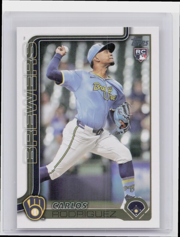2025 Topps Carlos Rodriguez RC #16 Brewers