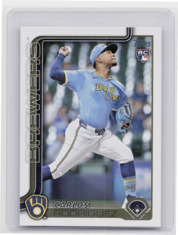 2025 Topps Carlos Rodriguez RC #16 Brewers