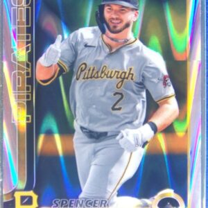 2025 Topps Chrome Spencer Horwitz Raywave Refractors #243 Pirates