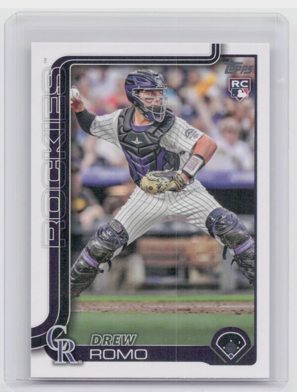 2025 Topps Drew Romo RC #296 Rockies