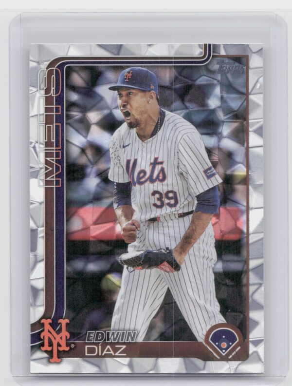 2025 Topps Edwin Diaz Diamante Foil #286 Mets