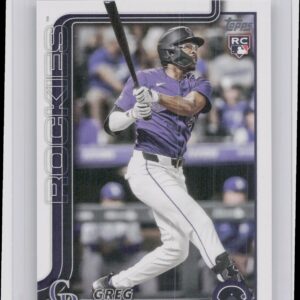 2025 Topps Greg Jones RC #36 Rockies