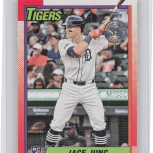 2025 Topps Jace Jung #T90-55 Tigers 1990 Topps Baseball 35th Anniversary