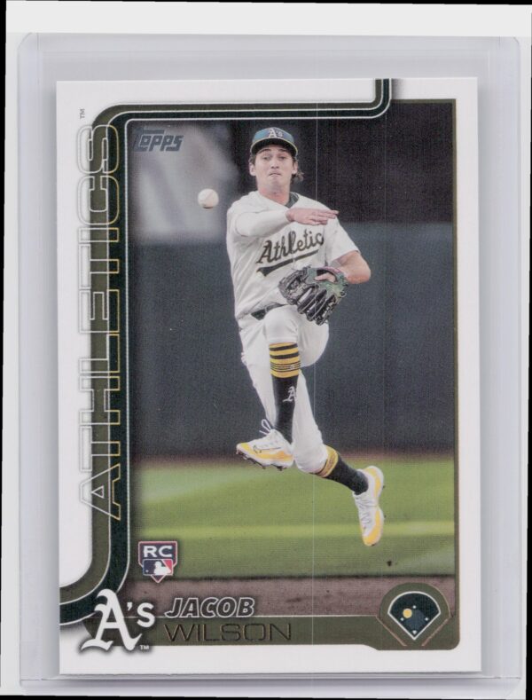 2025 Topps Jacob Wilson RC #314 Athletics