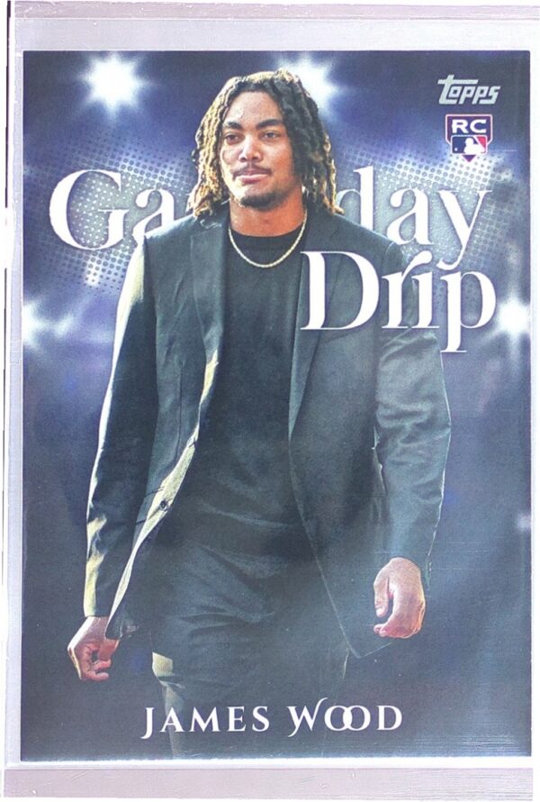 2025 Topps James Wood RC #GD-3 Nationals Gameday Drip