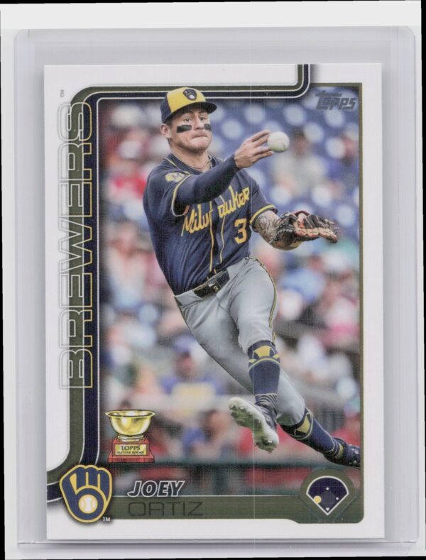 2025 Topps Joey Ortiz #165 Brewers