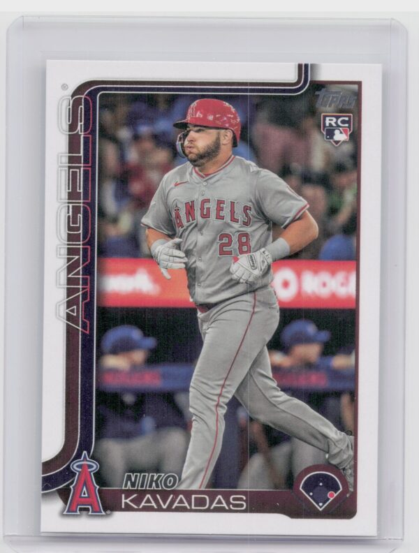 2025 Topps Niko Kavadas RC #278 Angels