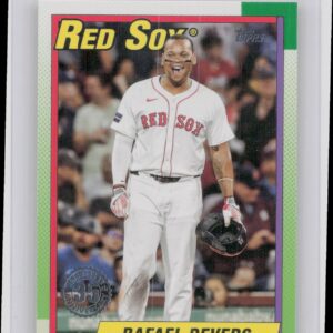 2025 Topps Rafael Devers #T90-90 Sox 1990 Topps Baseball 35th Anniversary