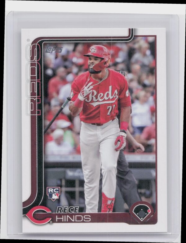 2025 Topps Rece Hinds RC #217 Reds