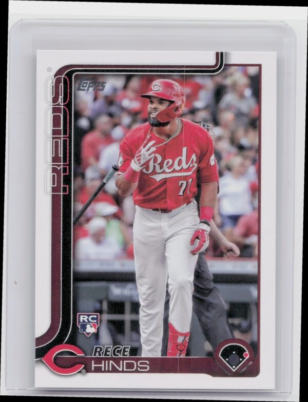 2025 Topps Rece Hinds RC #217 Reds