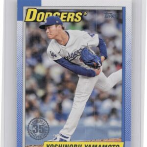 2025 Topps Yoshinobu Yamamoto #T90-84 Dodgers 1990 Topps Baseball 35th