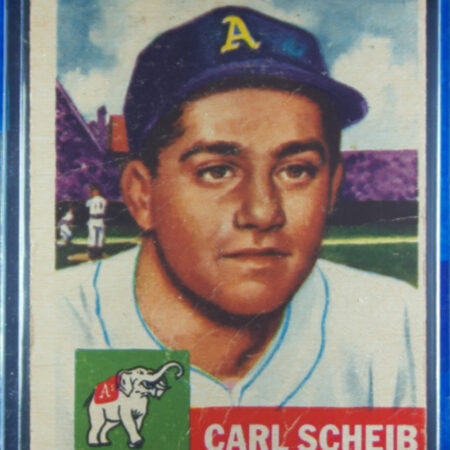 1953 Topps Carl Scheib #57 Athletics