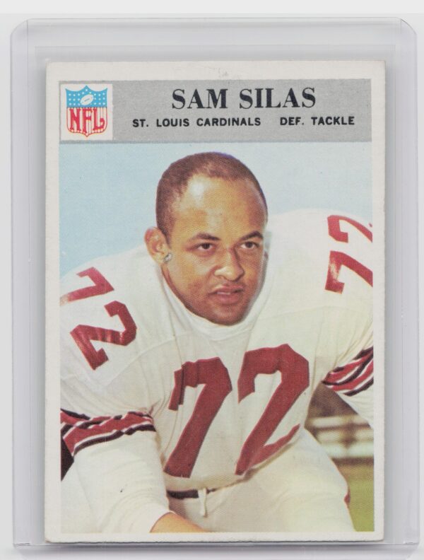 1966 Philadelphia Sam Silas RC #166 Cardinals