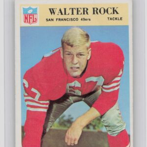 1966 Philadelphia Walter Rock RC #180 49ers