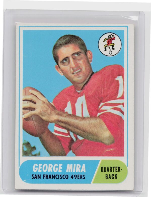 1968 Topps George Mira #9 49ers