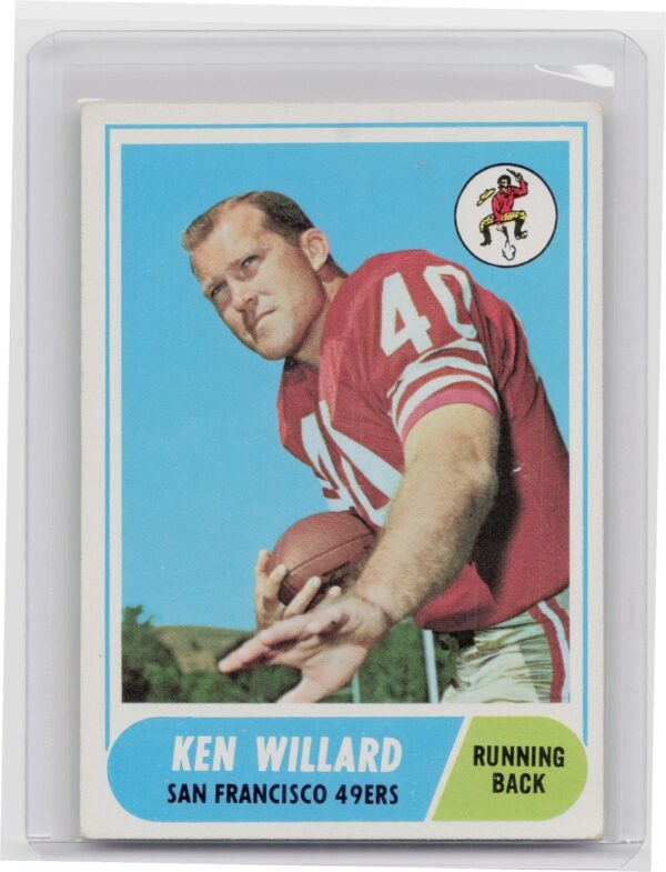 1968 Topps Ken Willard #34 49ers