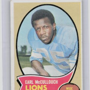 1970 Topps Earl McCullouch RC #195 Lions