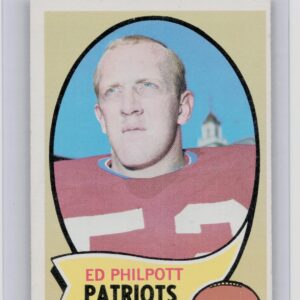 1970 Topps Ed Philpott RC #138 Patriots
