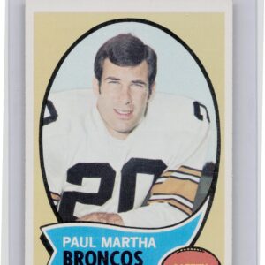 1970 Topps Paul Martha #216 Broncos