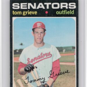 1971 Topps Tom Grieve RC #167 Senators