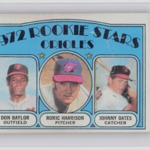 1972 Topps Orioles 1972 Rookie Stars Don Baylor / Roric Harrison / Johnny Oates