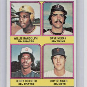 1976 Topps 1976 Rookie Infielders Randolph / McKay / Royster / Staiger RC