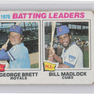 1977 Topps 1976 Batting Leaders (George Brett / Bill Madlock) #1 Cubs