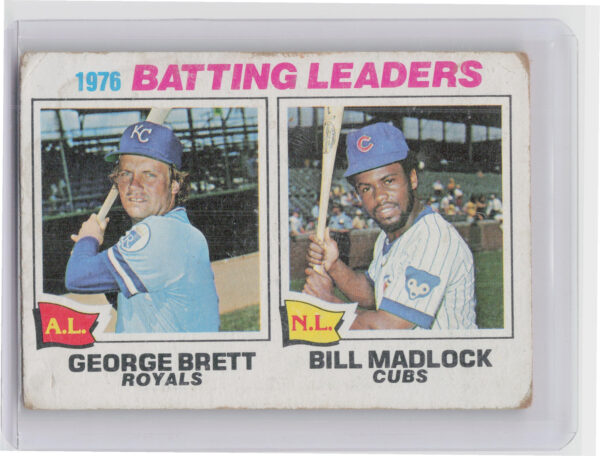 1977 Topps 1976 Batting Leaders (George Brett / Bill Madlock) #1 Cubs