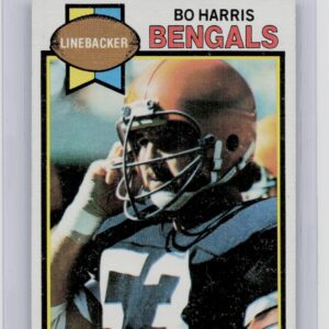 1979 Topps Bo Harris Cream Colored Back #14 Bengals